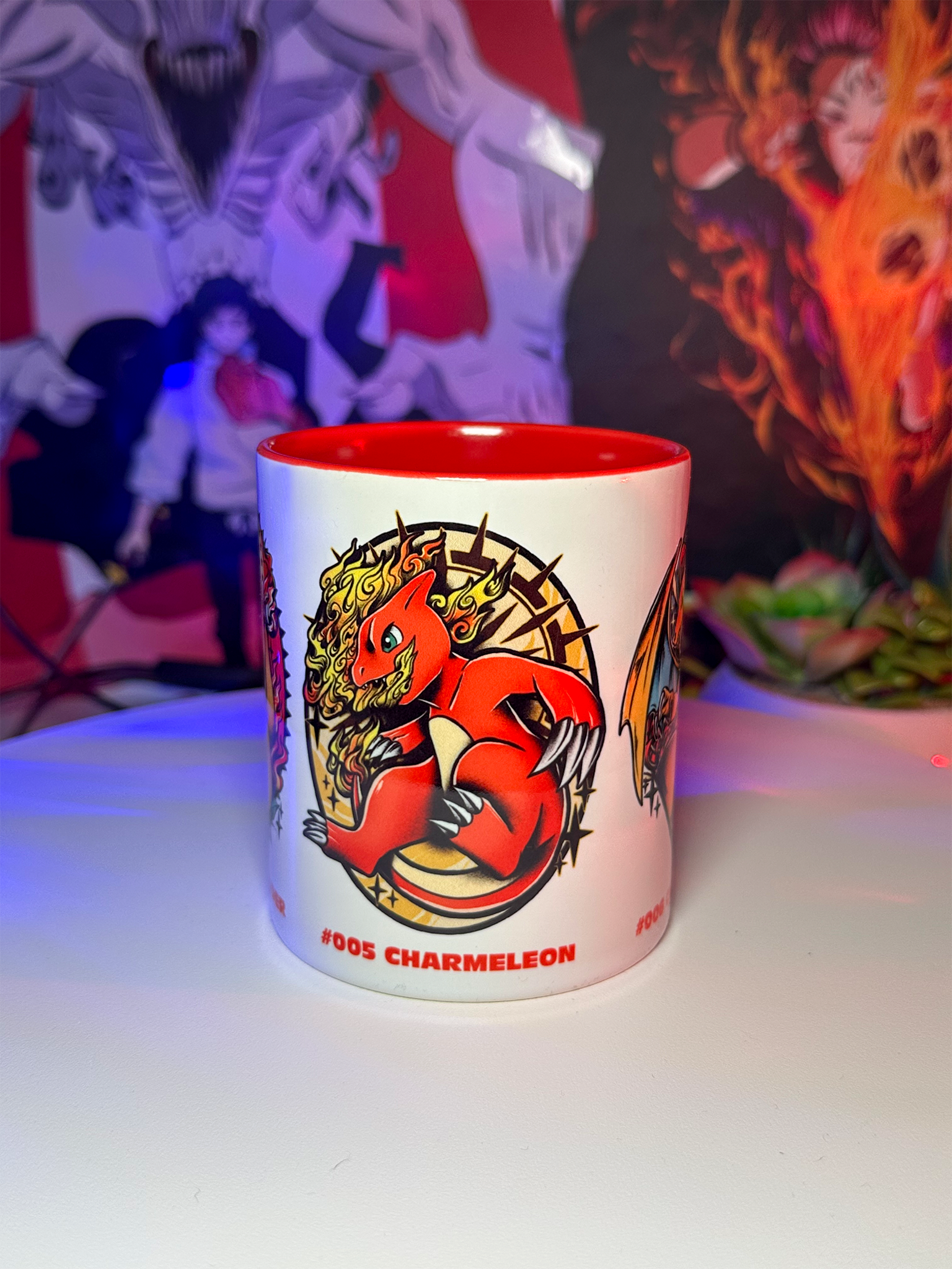 Tazza Evoluzione Charmander – Charmander, Charmeleon e Charizard