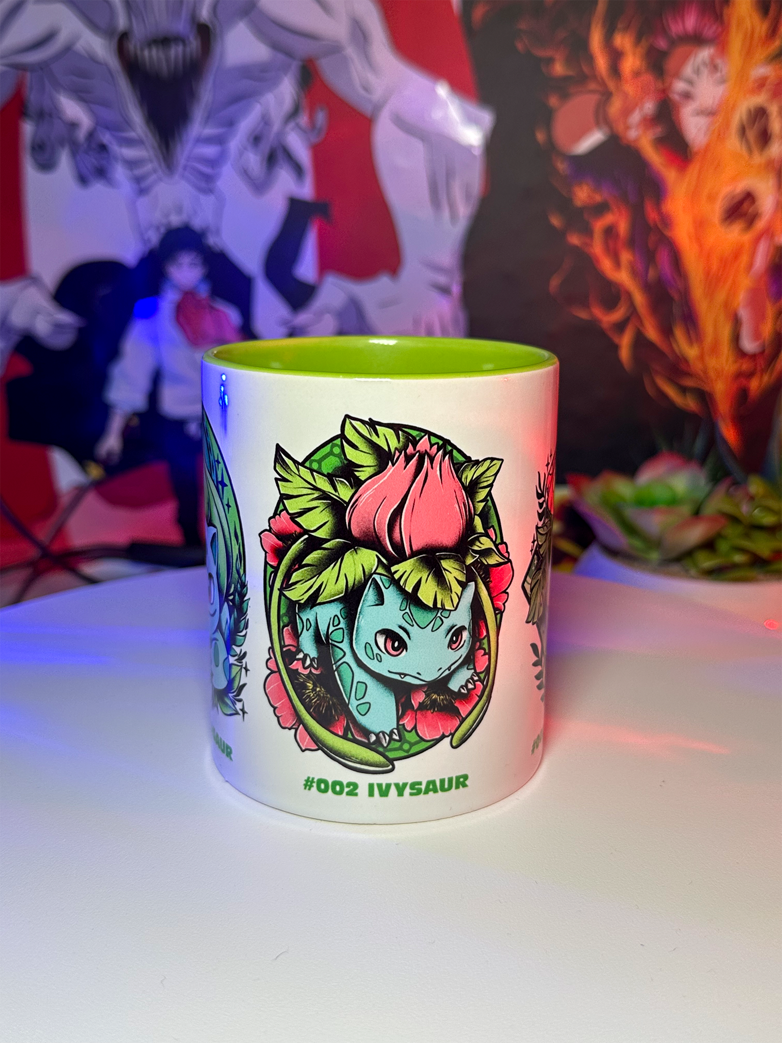 Tazza Evoluzione Bulbasaur – Bulbasaur, Ivysaur e Venusaur