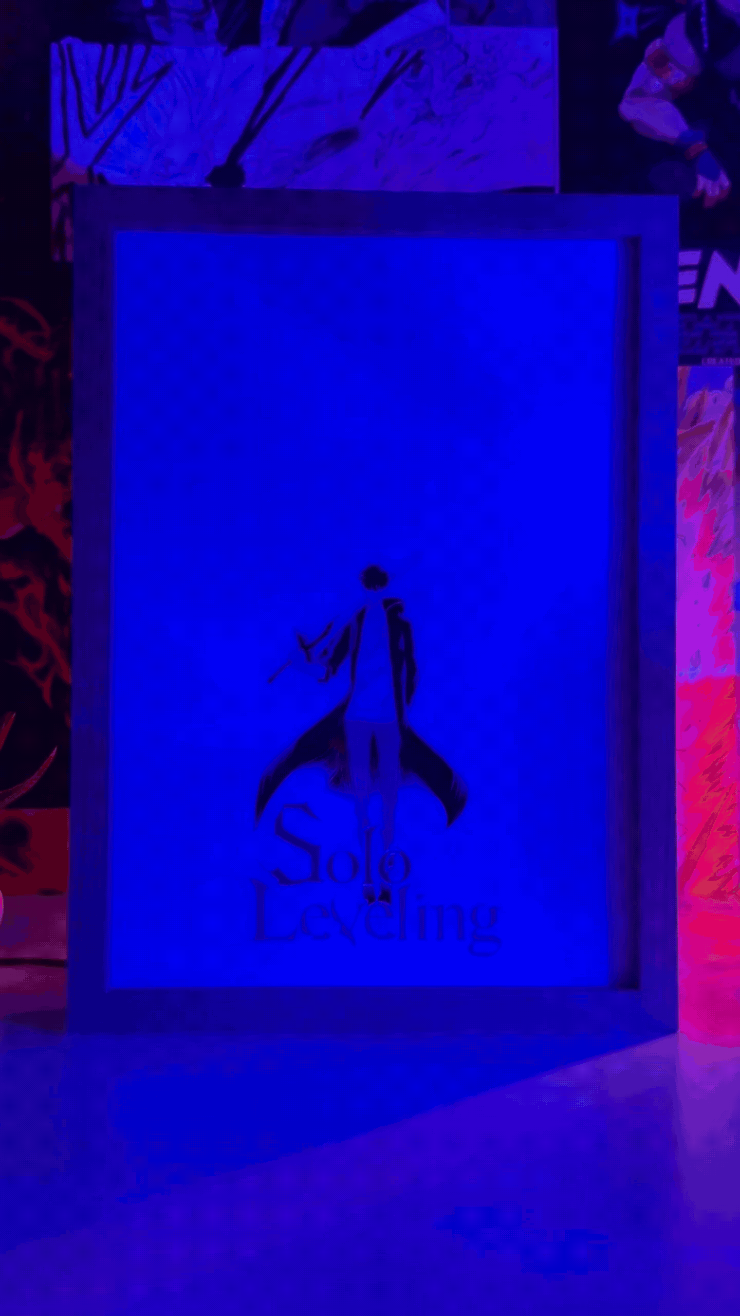 Quadro LED Solo Leveling – Sung Jin-Woo Ombre Epiche