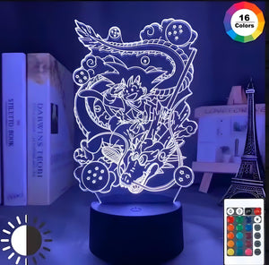 Anime Night Light lampada 3D - Otaku Craft