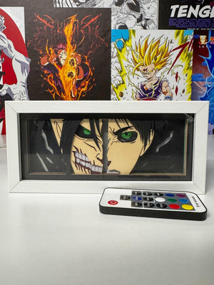 Eren Jaeger Light Box - Shingeki no Kyojin | Illumina la Tua Lotta per la Libertà! - Otaku Craft