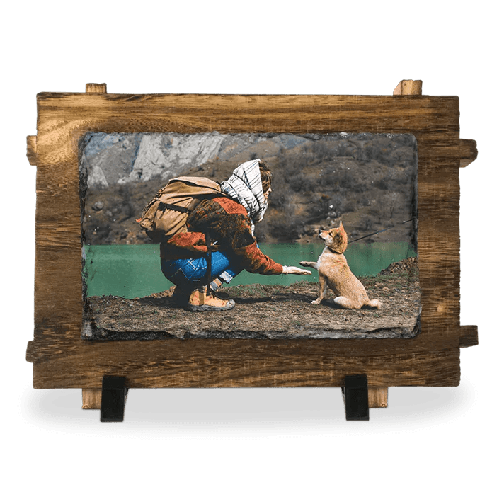 Foto su pietra ardesia