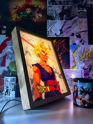 Gohan SSJ2: Una Lampada LED che Illumina la Tua Passione - Otaku Craft