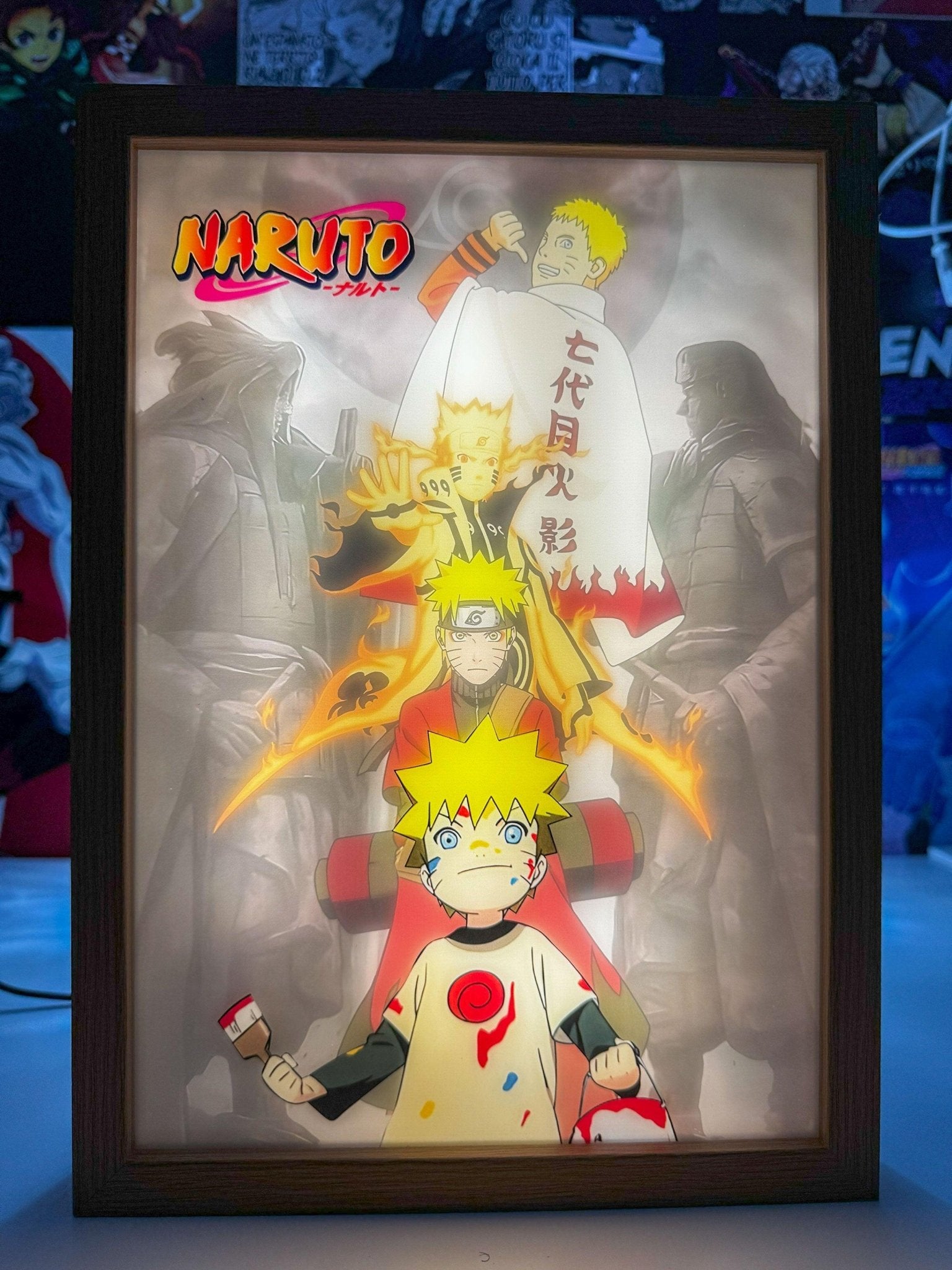Naruto Uzumaki LED Light Painting - Otaku Craft