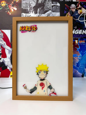 Naruto Uzumaki LED Light Painting - Otaku Craft