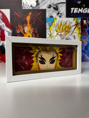 Rengoku Light Box - Demon Slayer | Illumina il Tuo Spazio con la Fiamma del Pilastro! - Otaku Craft