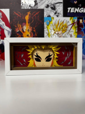 Rengoku Light Box - Demon Slayer | Illumina il Tuo Spazio con la Fiamma del Pilastro! - Otaku Craft