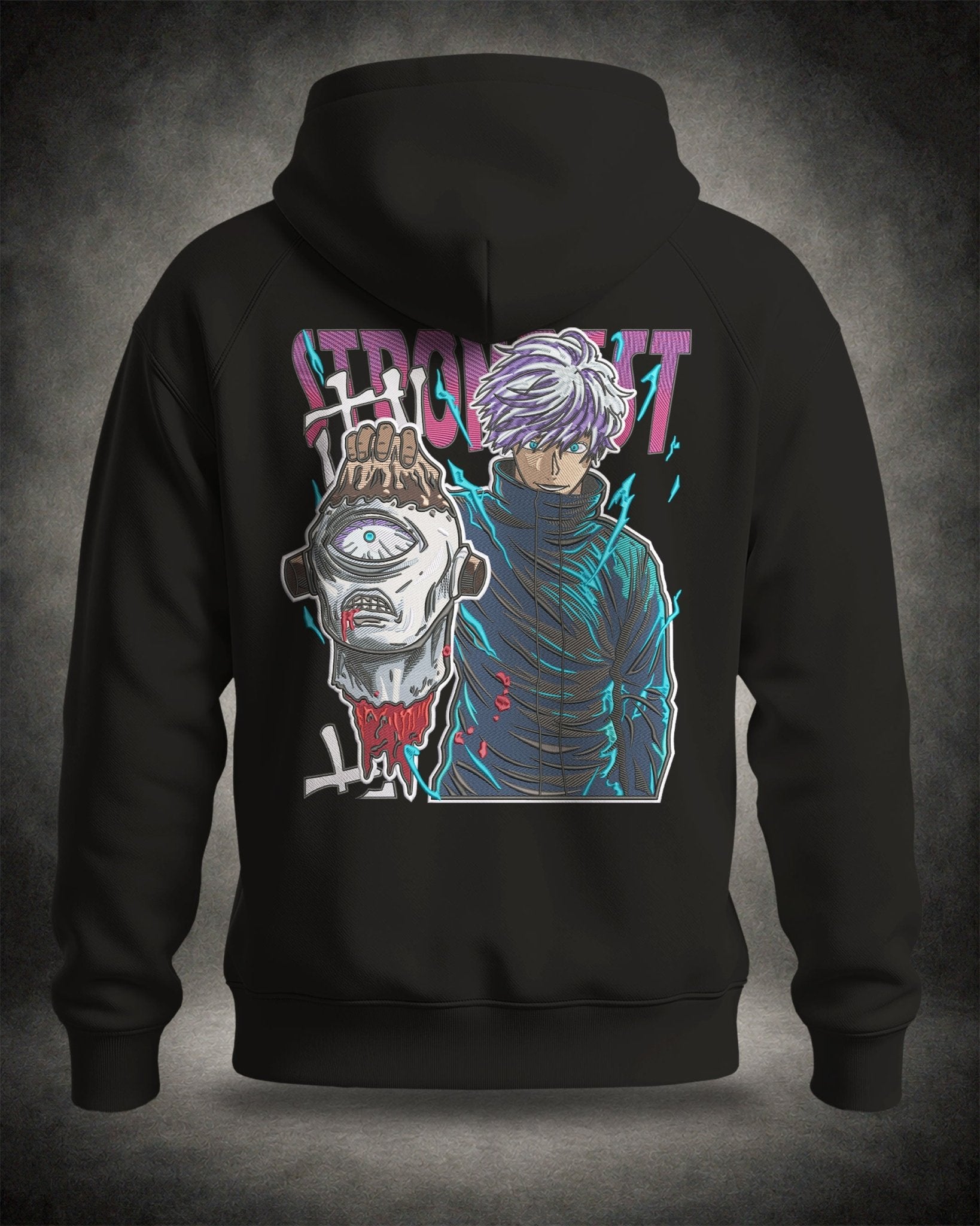 Ricamo Hoodie Gojo vs Jogo • Jujutsu Kaisen - Otaku Craft