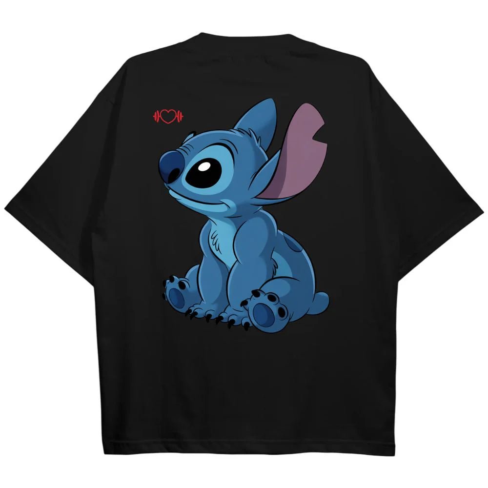 Set Coppia Stitch & Angel โ T-Shirt Oversize ๐๐ - Otaku Craft