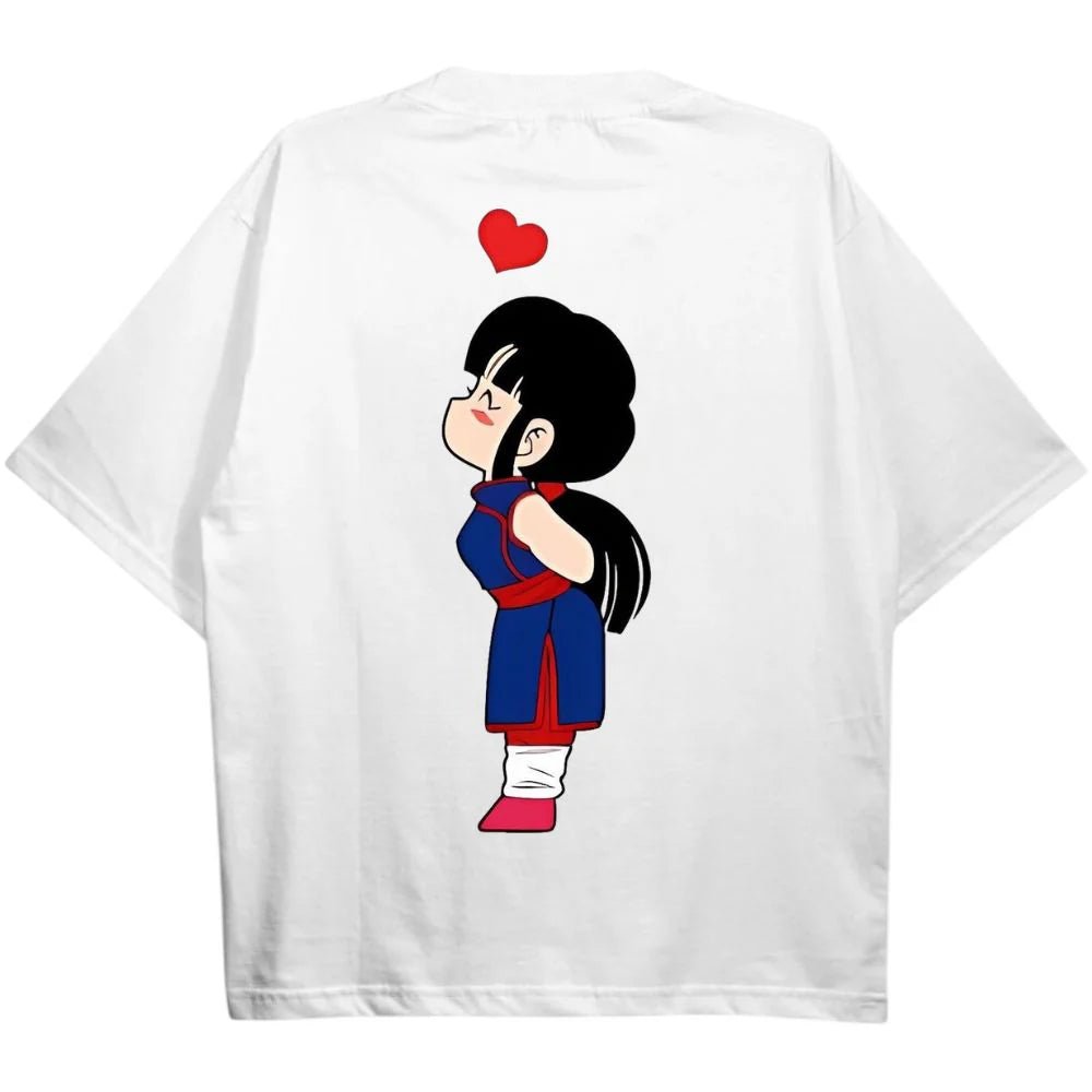 T-Shirt Oversize Chichi Love – Dragon Ball | Stampa Anime Streetwear - Otaku Craft