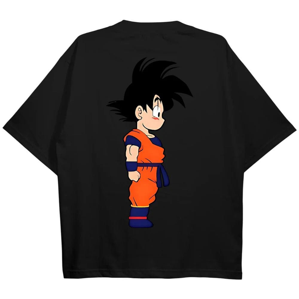 T-Shirt Oversize Goku Chibi – Dragon Ball | Stampa Anime Streetwear - Otaku Craft