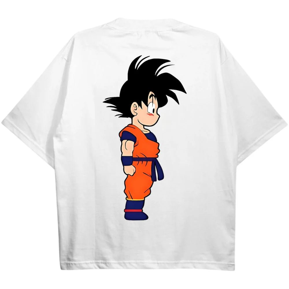 T-Shirt Oversize Goku Chibi – Dragon Ball | Stampa Anime Streetwear - Otaku Craft