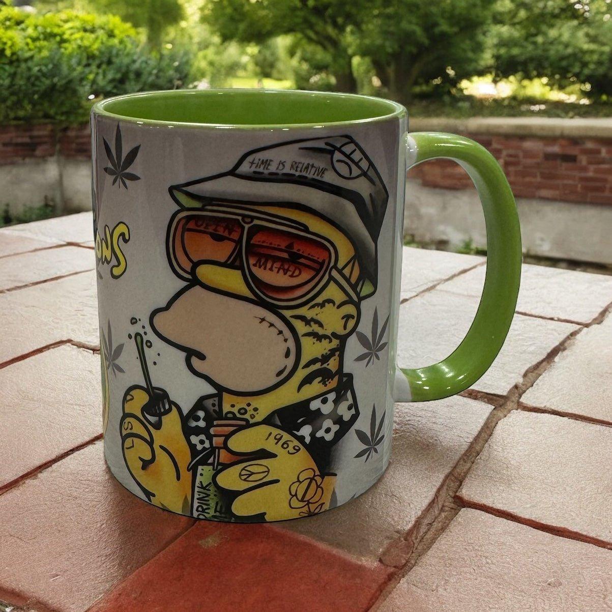 Tazza The Simpson - Bart e Homer - Otaku Craft