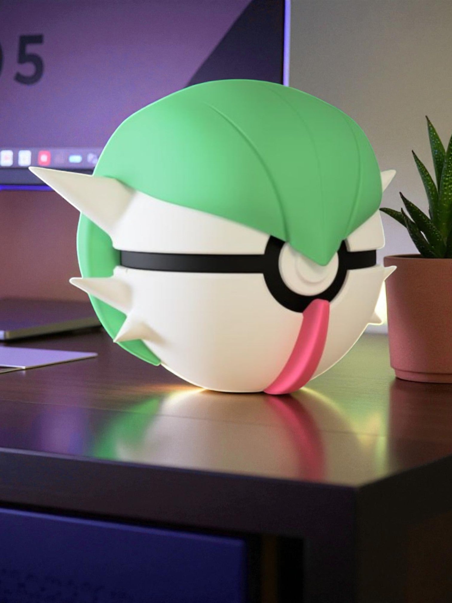 Pokéball Gardevoir #282 – Con Opzione Base Magnetica Numerata
