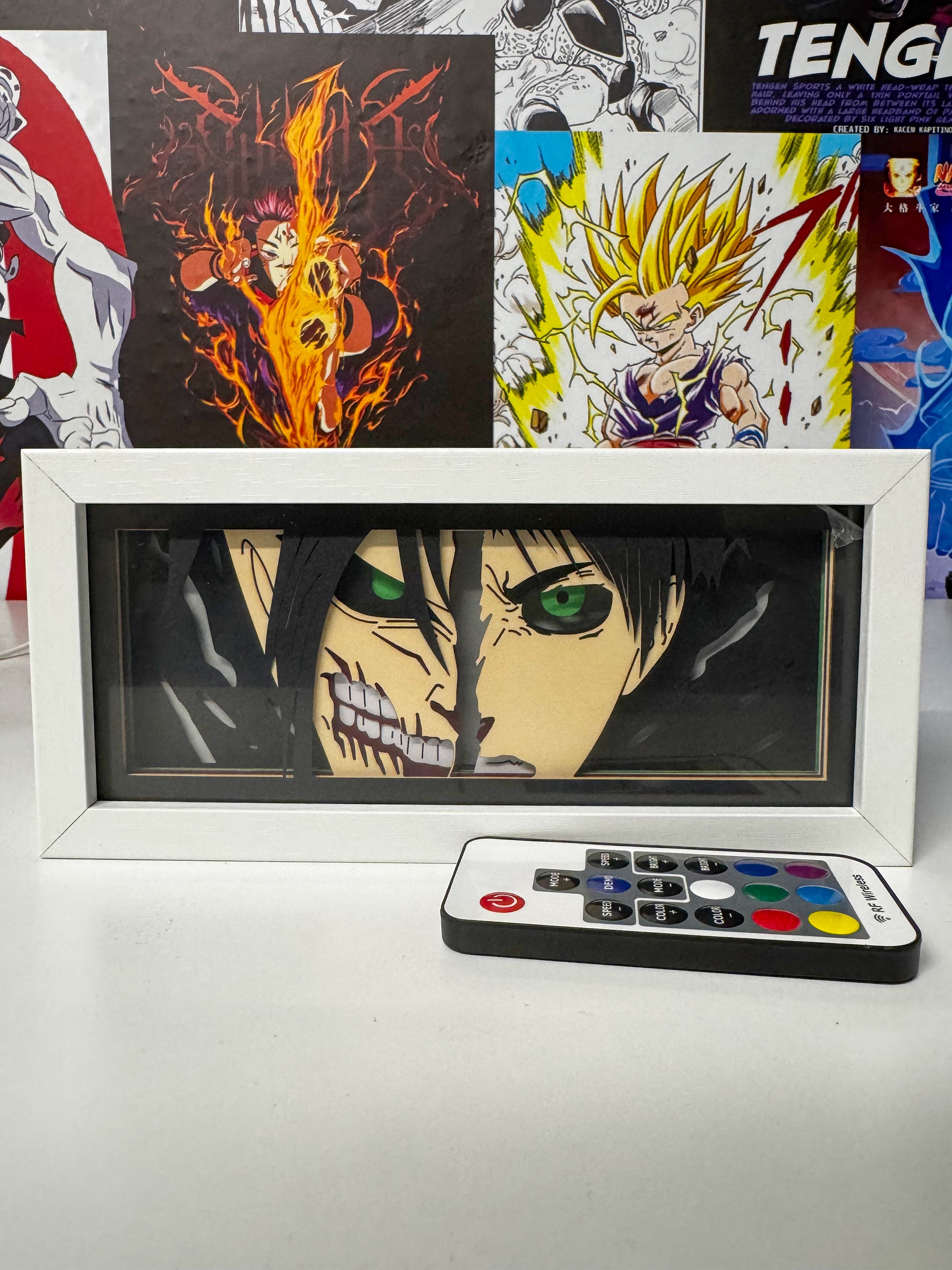 Eren Jaeger Light Box - Shingeki no Kyojin | Illumina la Tua Lotta per la Libertà!