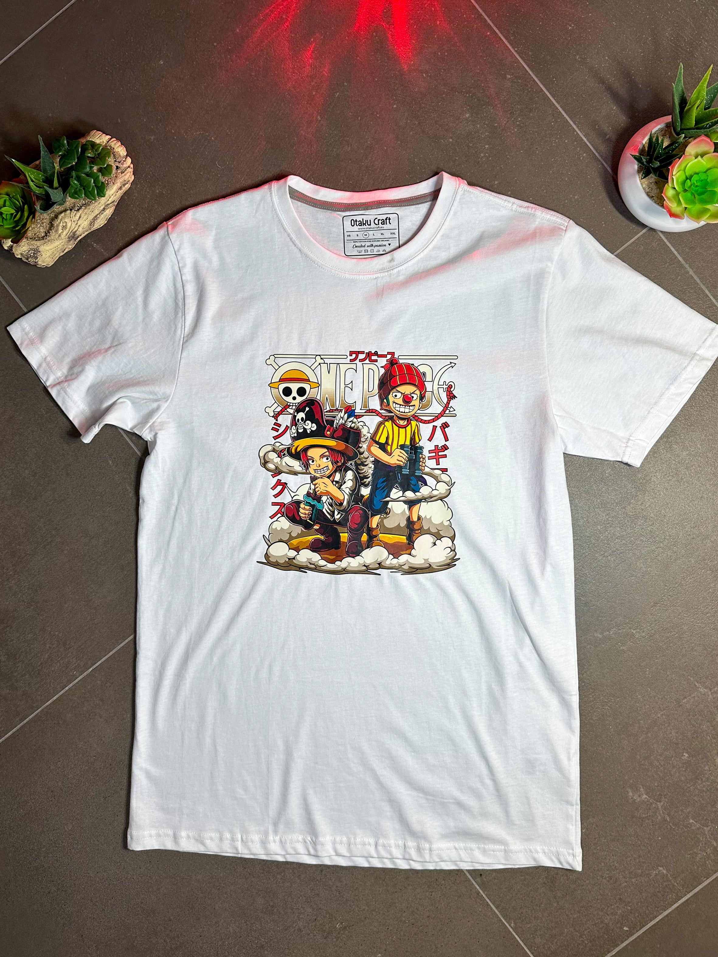 Maglietta One Piece “Shanks & Buggy” – Edizione Color Manga