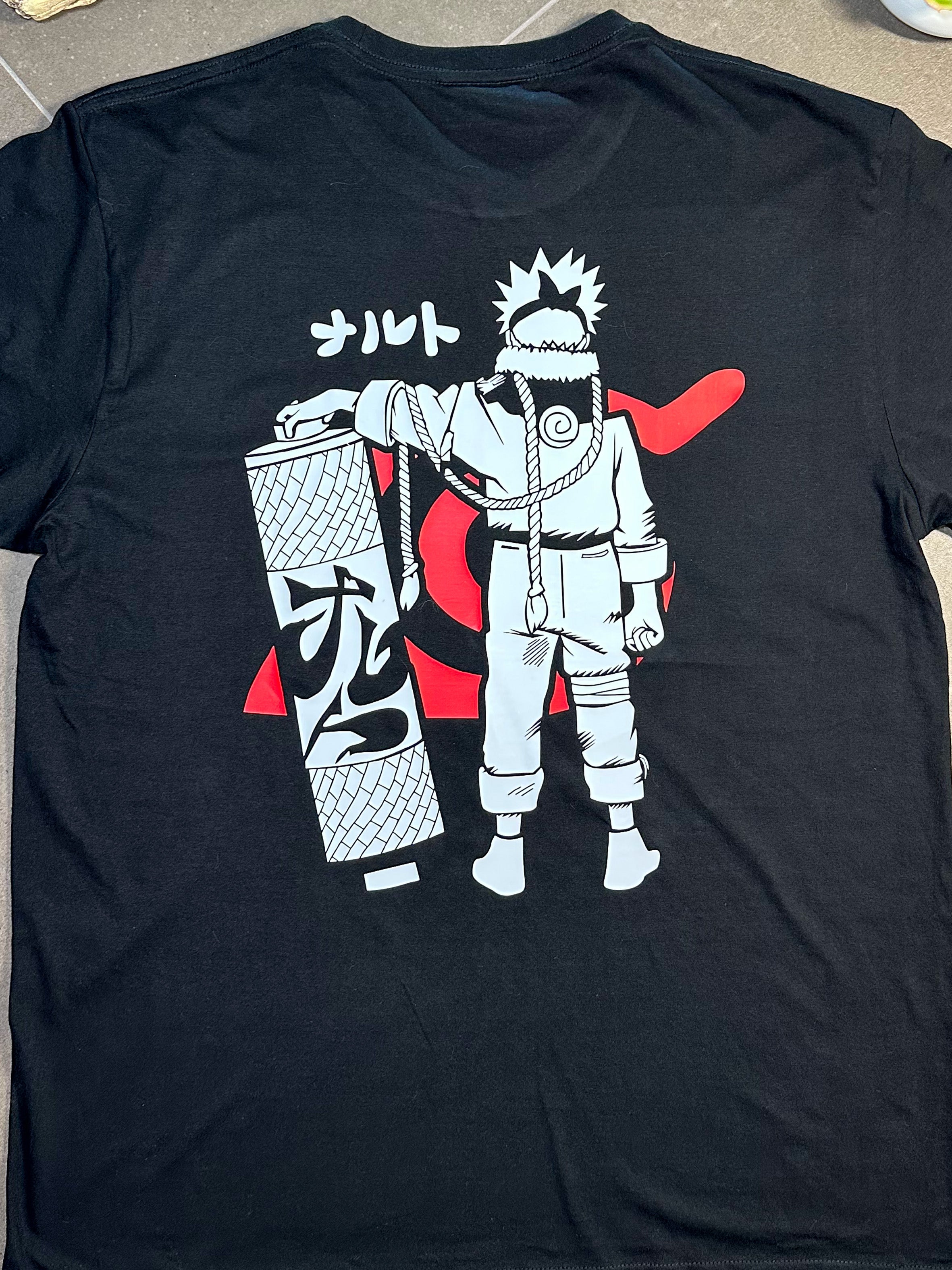 Maglietta Naruto Kurama – Edizione Limitata Nero & Rosso