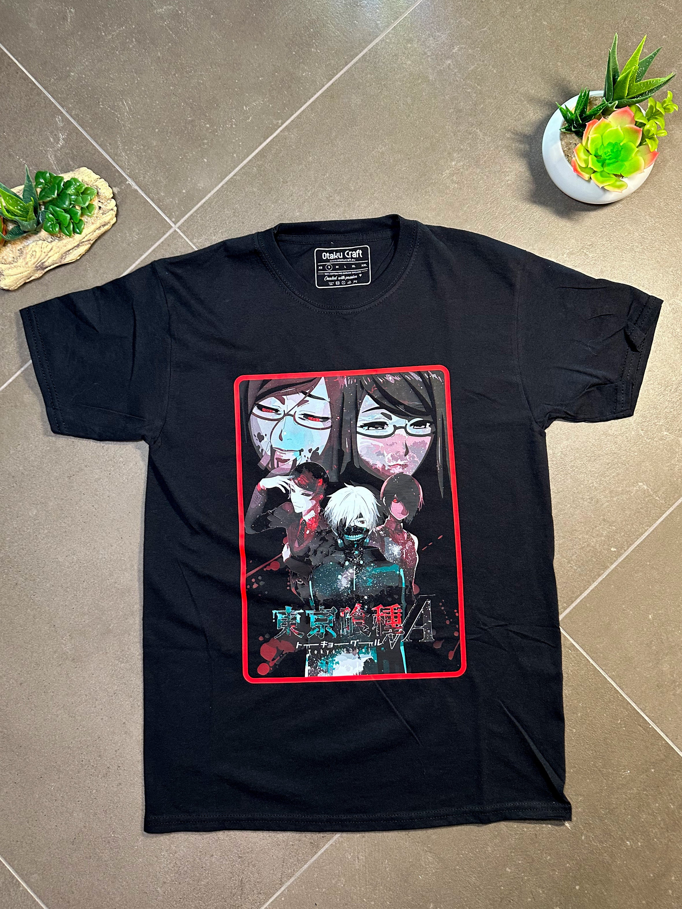 Maglietta Tokyo Ghoul – Kaneki Ken Design Dark Edition