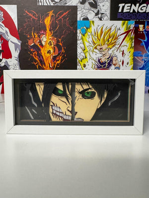 Eren Jaeger Light Box - Shingeki no Kyojin | Illumina la Tua Lotta per la Libertà! - Otaku Craft