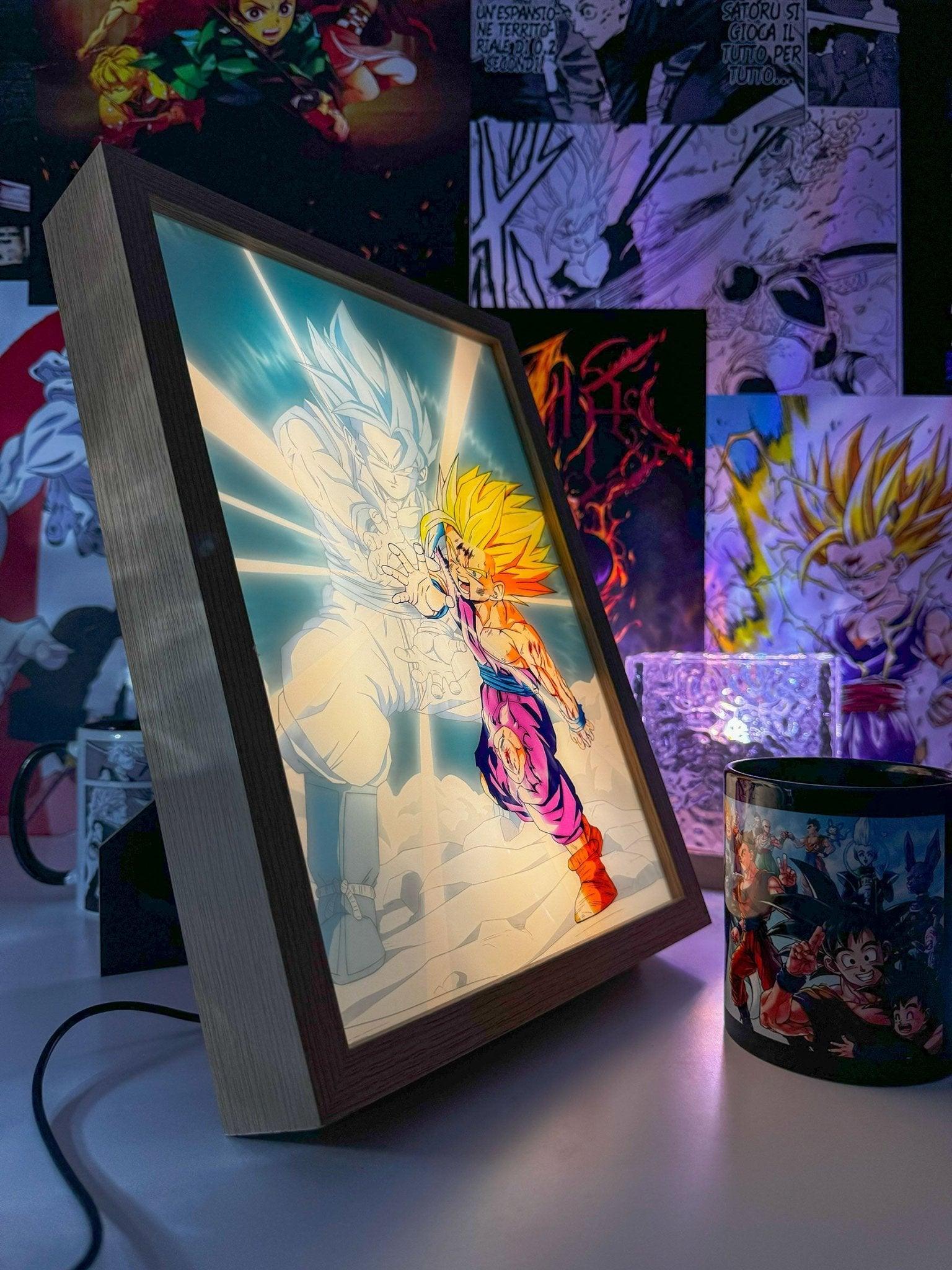 Gohan SSJ2 LED Light Painting - Otaku Craft