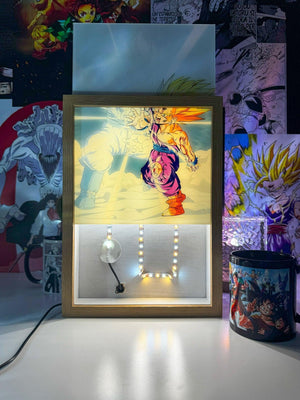 Gohan SSJ2 LED Light Painting - Otaku Craft