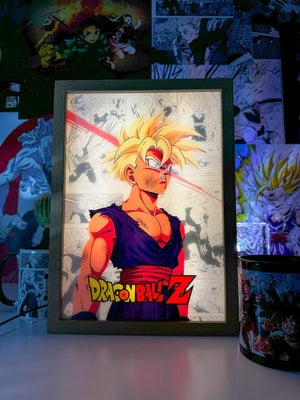 Gohan SSJ2: Una Lampada LED che Illumina la Tua Passione - Otaku Craft