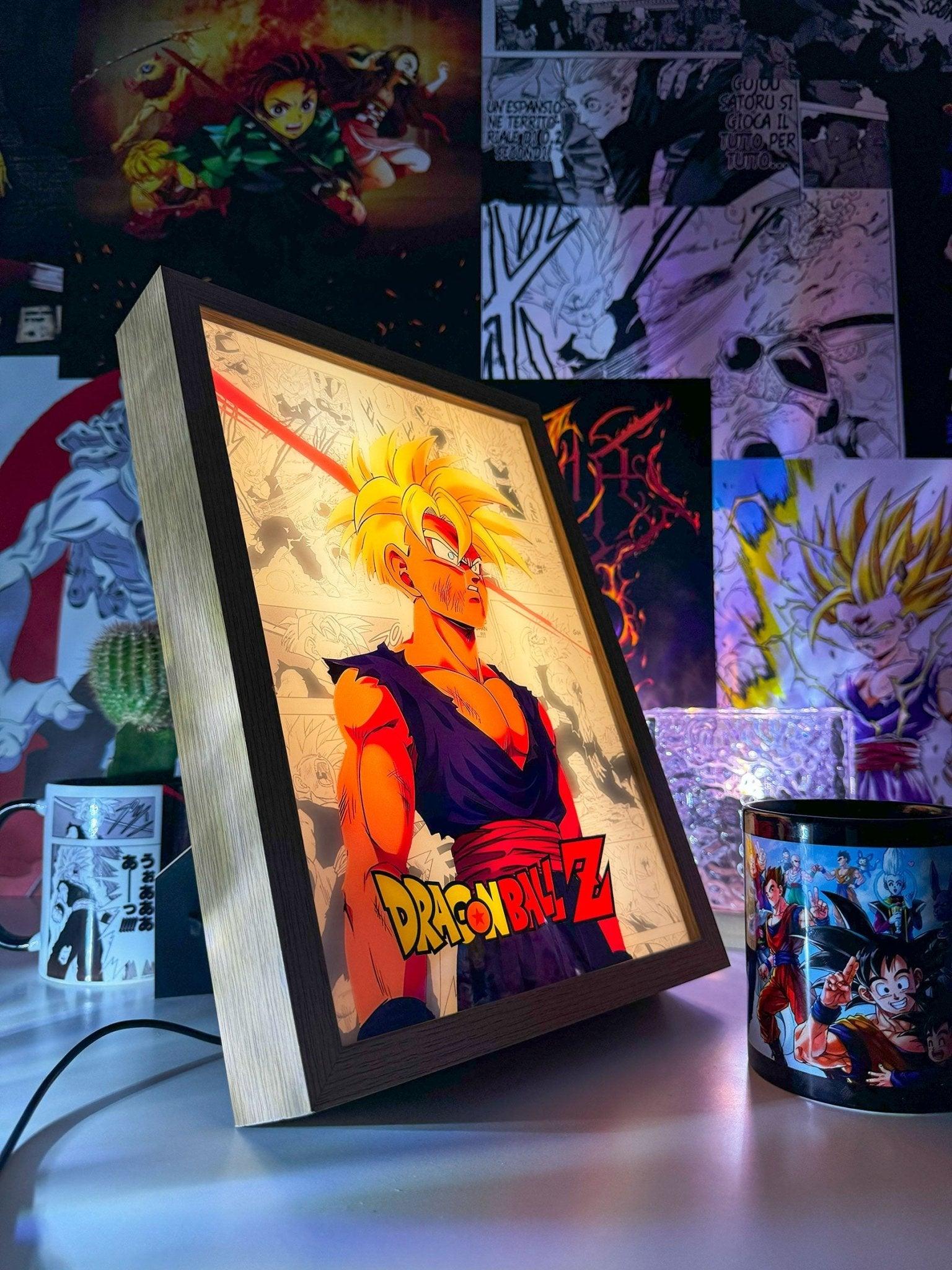 Gohan SSJ2: Una Lampada LED che Illumina la Tua Passione - Otaku Craft