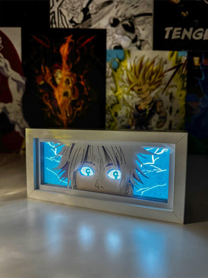 Lampada LED Gojo Satoru Jujutsu Kaisen effetto RGB anime, decorazione da scrivania