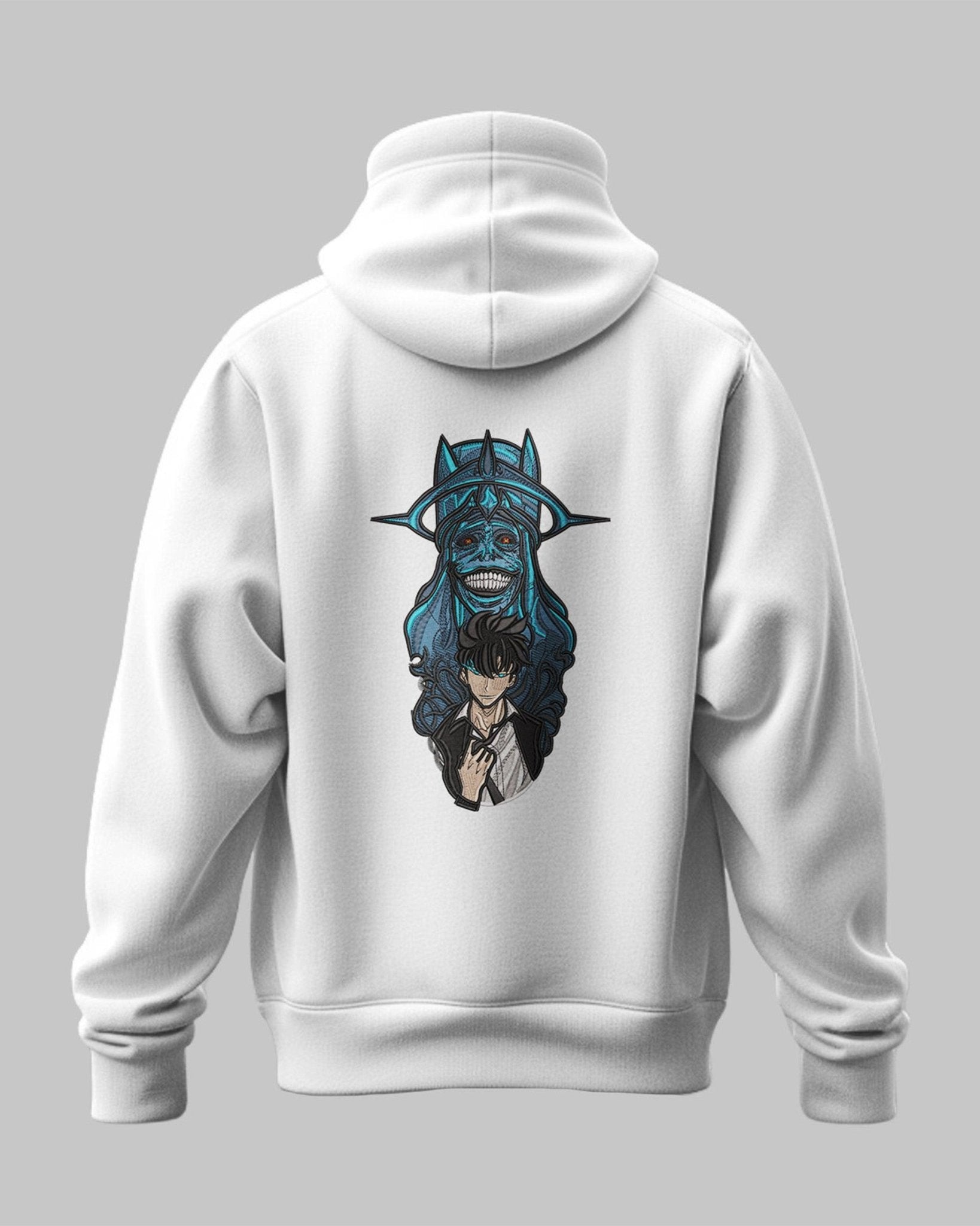 Hoodie Solo Leveling Ricamo - Otaku Craft