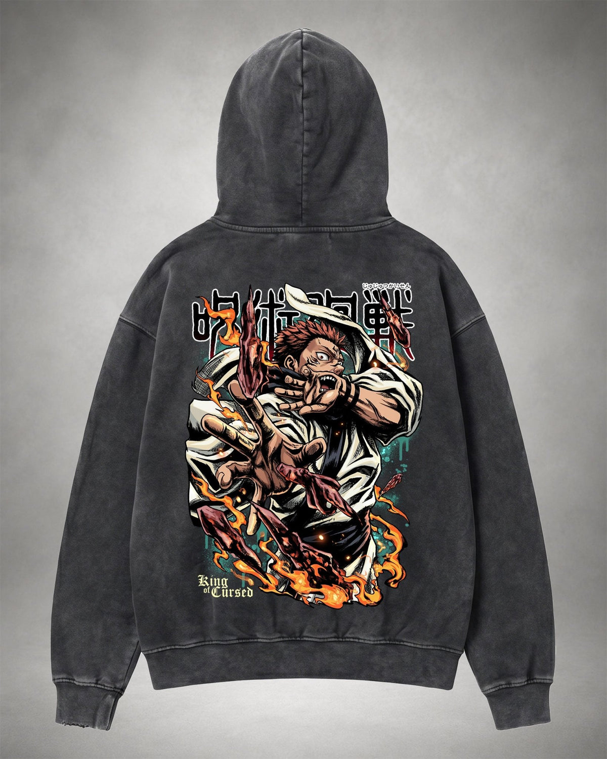 Hoodie Stampa Sukuna • Jujutsu Kaisen - Otaku Craft
