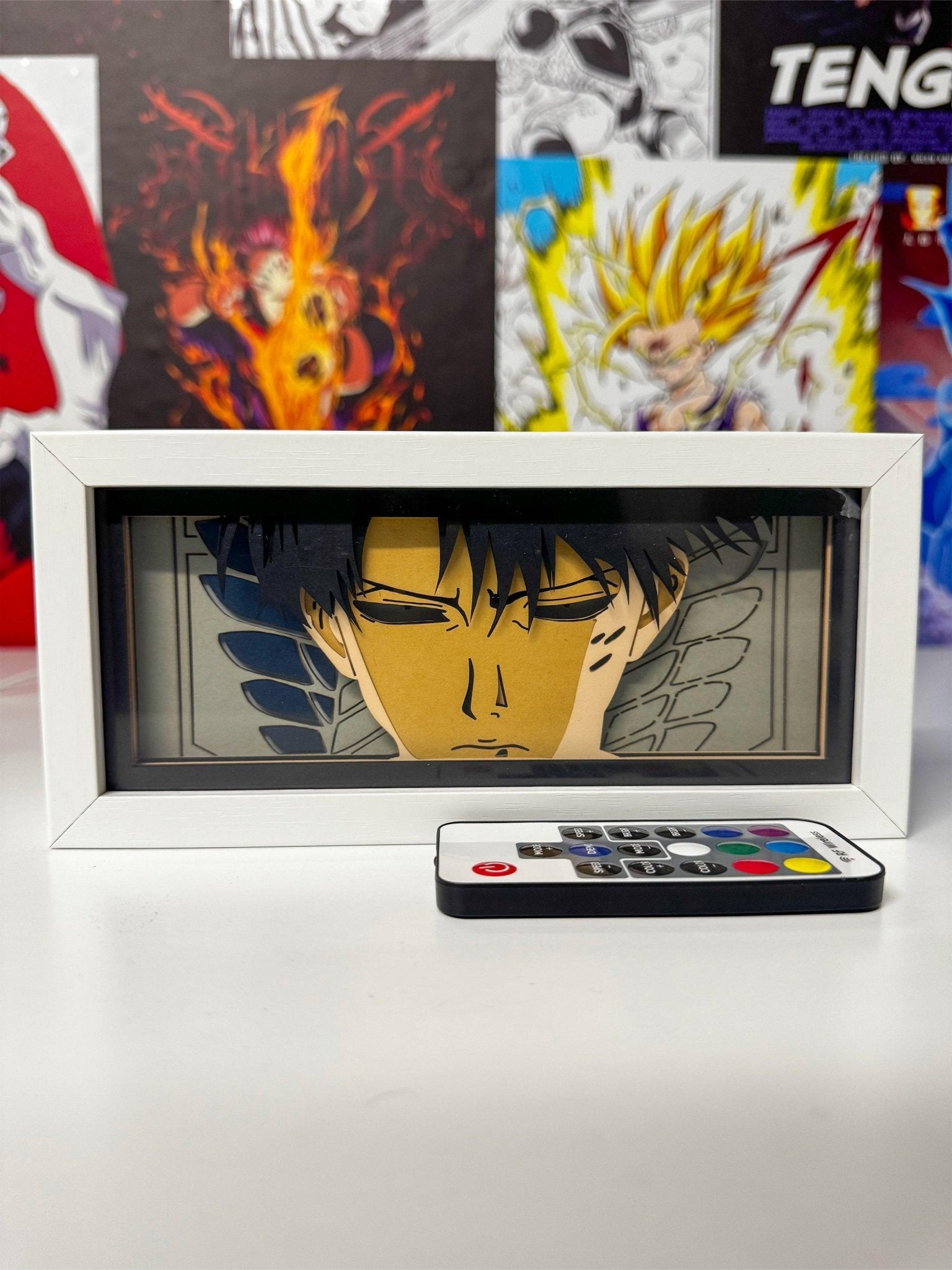 Levi Ackerman Light Box RBG - Shingeki no Kyojin - Otaku Craft