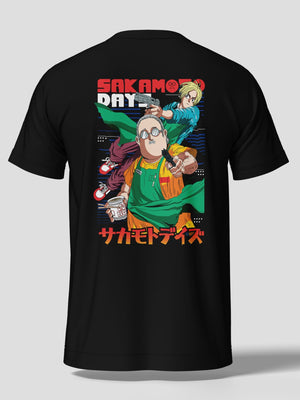 Maglietta Sakamoto Days Premium – Sakamoto e Shin Anime T-Shirt - Otaku Craft