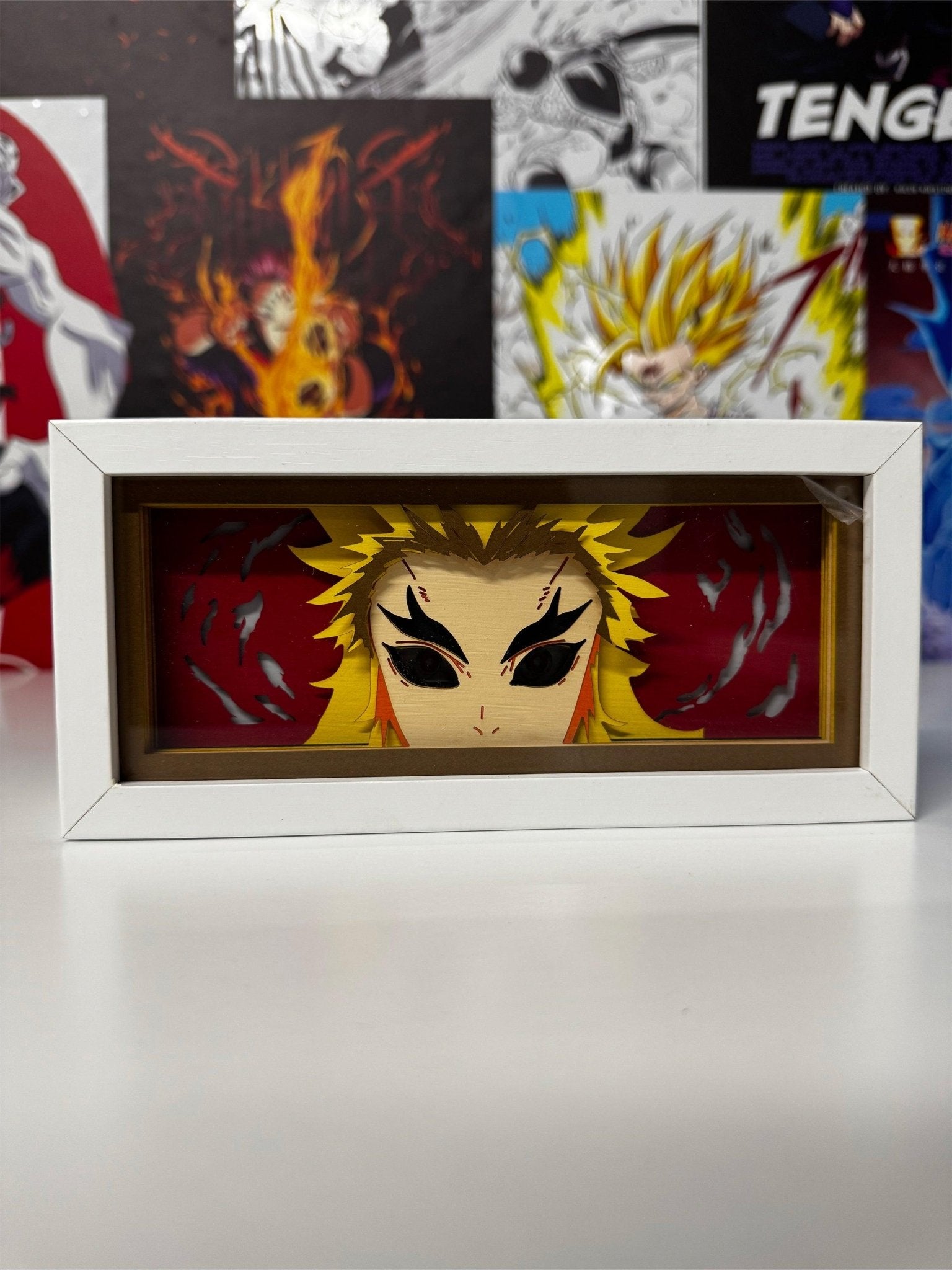 Rengoku Light Box - Demon Slayer | Illumina il Tuo Spazio con la Fiamma del Pilastro! - Otaku Craft