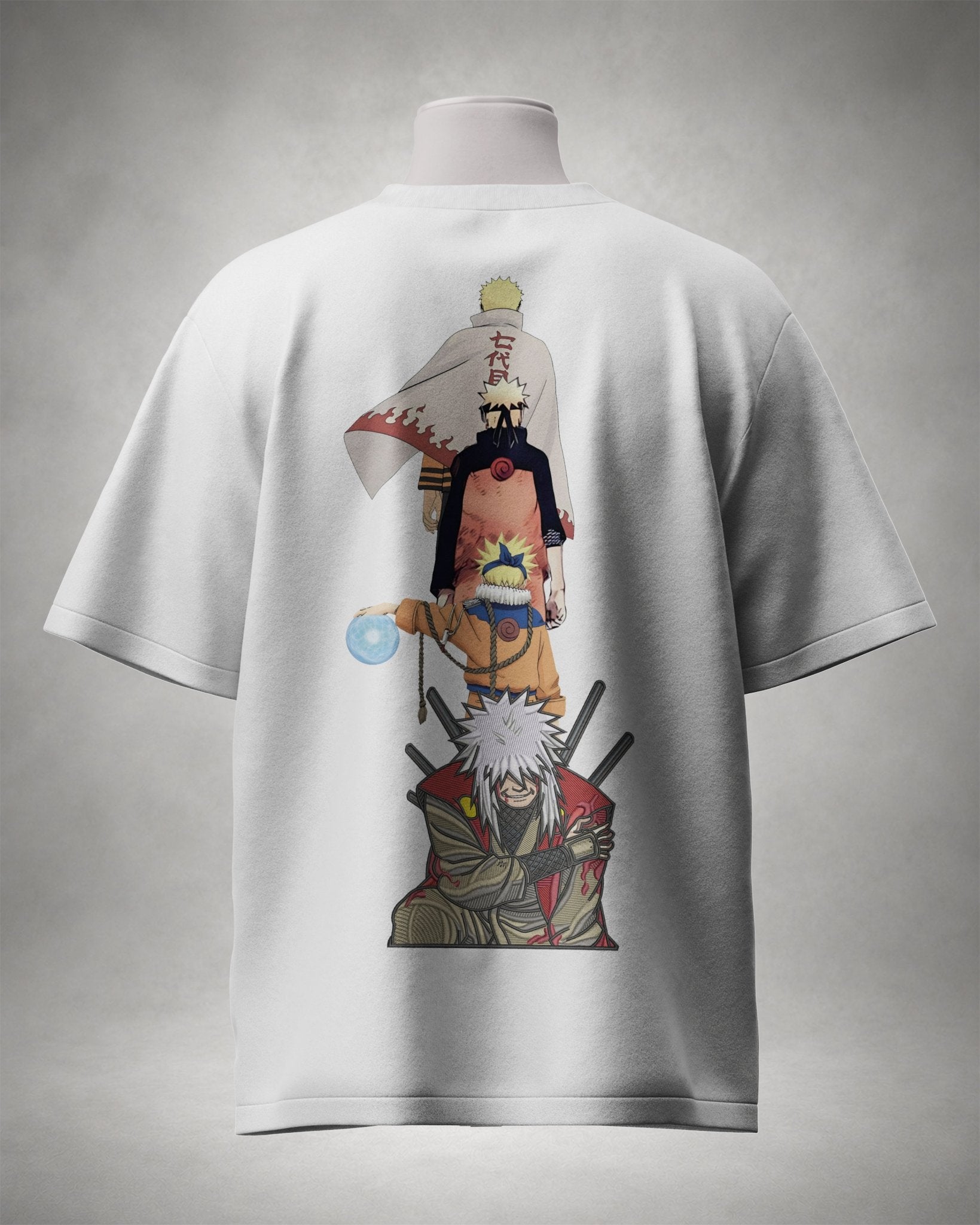 Ricamo + DTF Naruto e Jiraiya • Naruto - Otaku Craft
