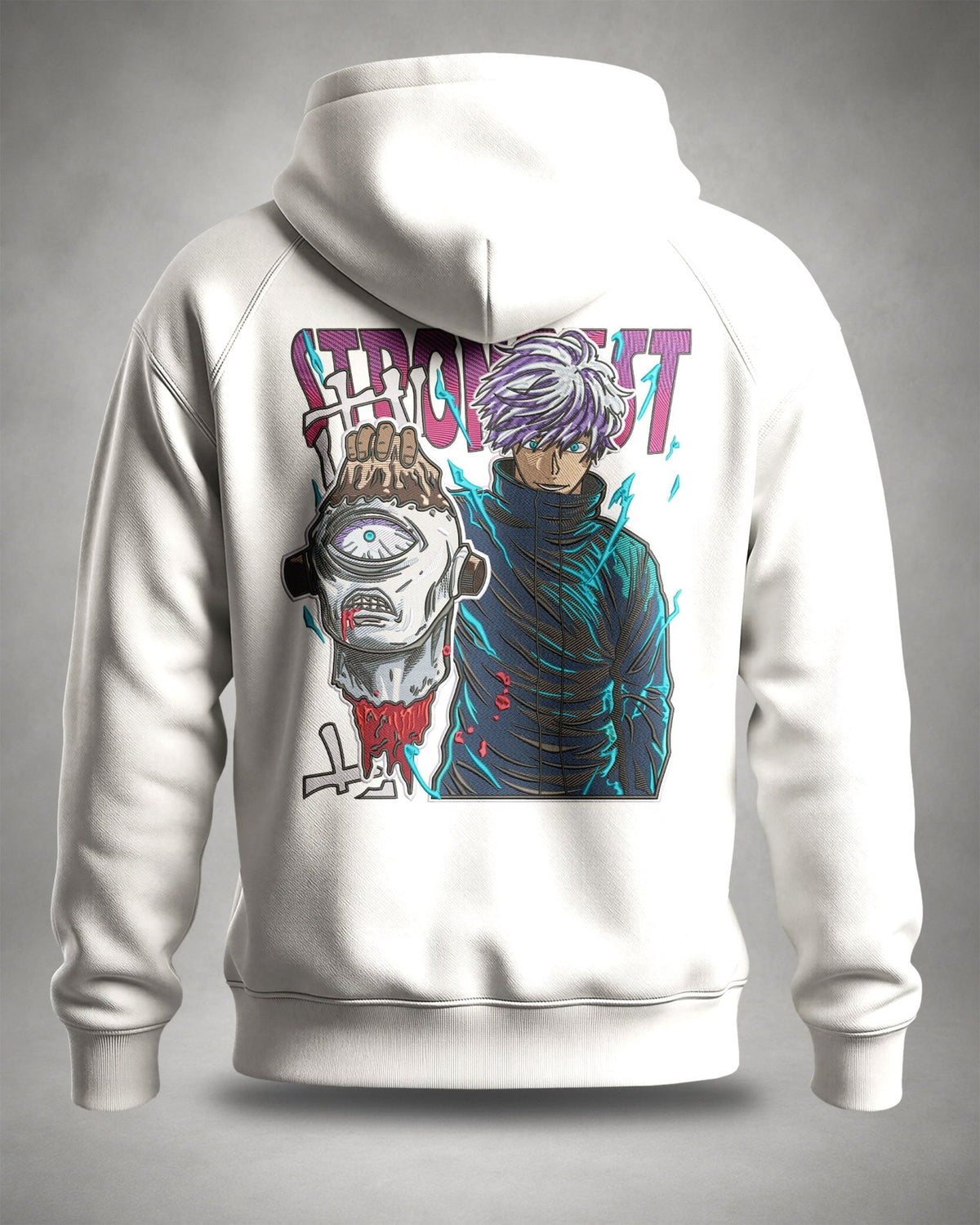 Ricamo Hoodie Gojo vs Jogo • Jujutsu Kaisen - Otaku Craft
