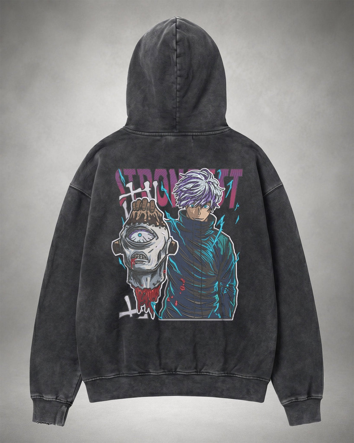 Ricamo Hoodie Gojo vs Jogo • Jujutsu Kaisen - Otaku Craft