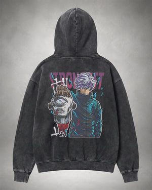 Ricamo Hoodie Gojo vs Jogo • Jujutsu Kaisen - Otaku Craft