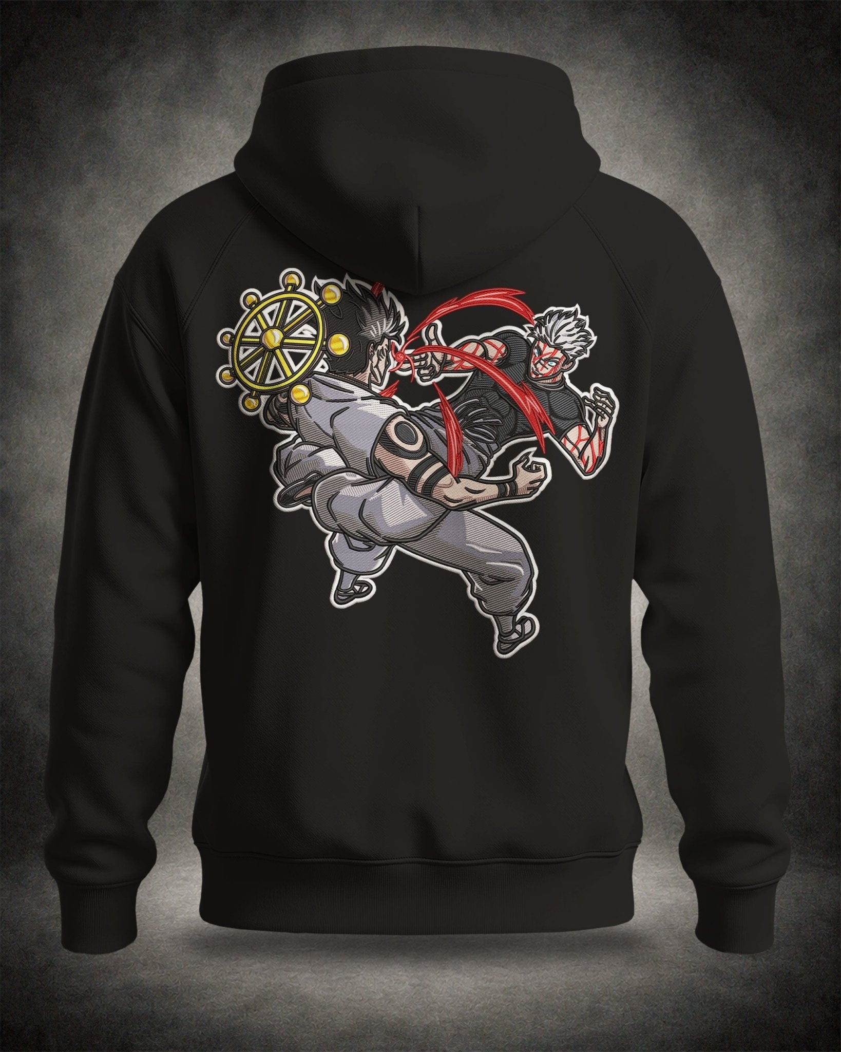 Ricamo Hoodie Gojo vs Sukuna • Jujutsu Kaisen - Otaku Craft
