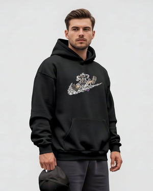 Ricamo Hoodie Luffy Gear 5 • One Piece - Otaku Craft