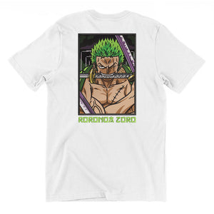 Roronoa Zoro One Piece T-shirt Ricamo - Otaku Craft