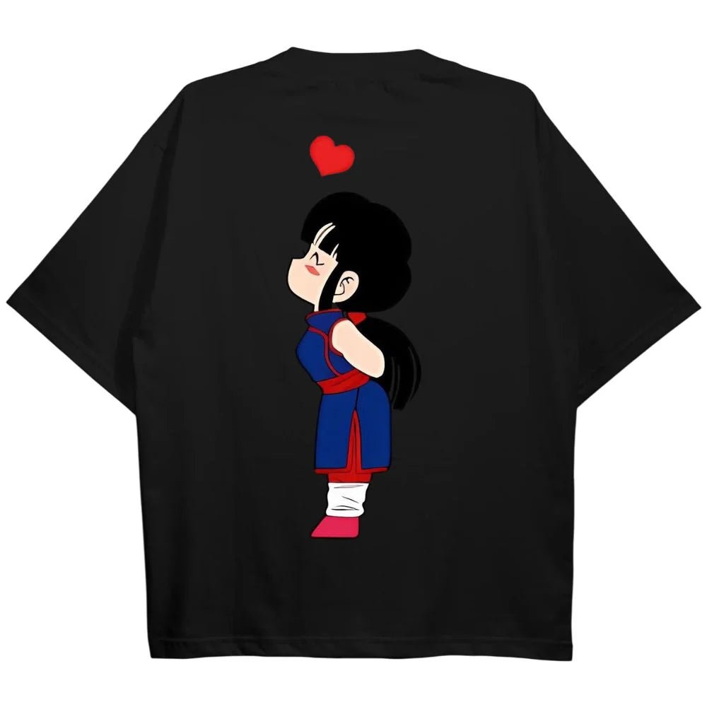 T-Shirt Oversize Chichi Love – Dragon Ball | Stampa Anime Streetwear - Otaku Craft