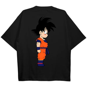T-Shirt Oversize Goku Chibi – Dragon Ball | Stampa Anime Streetwear - Otaku Craft