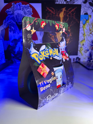 Confezione regalo natalizia Pokémon con tazza Squirtle, decorazioni e scritta Ti Voglio Bene.
