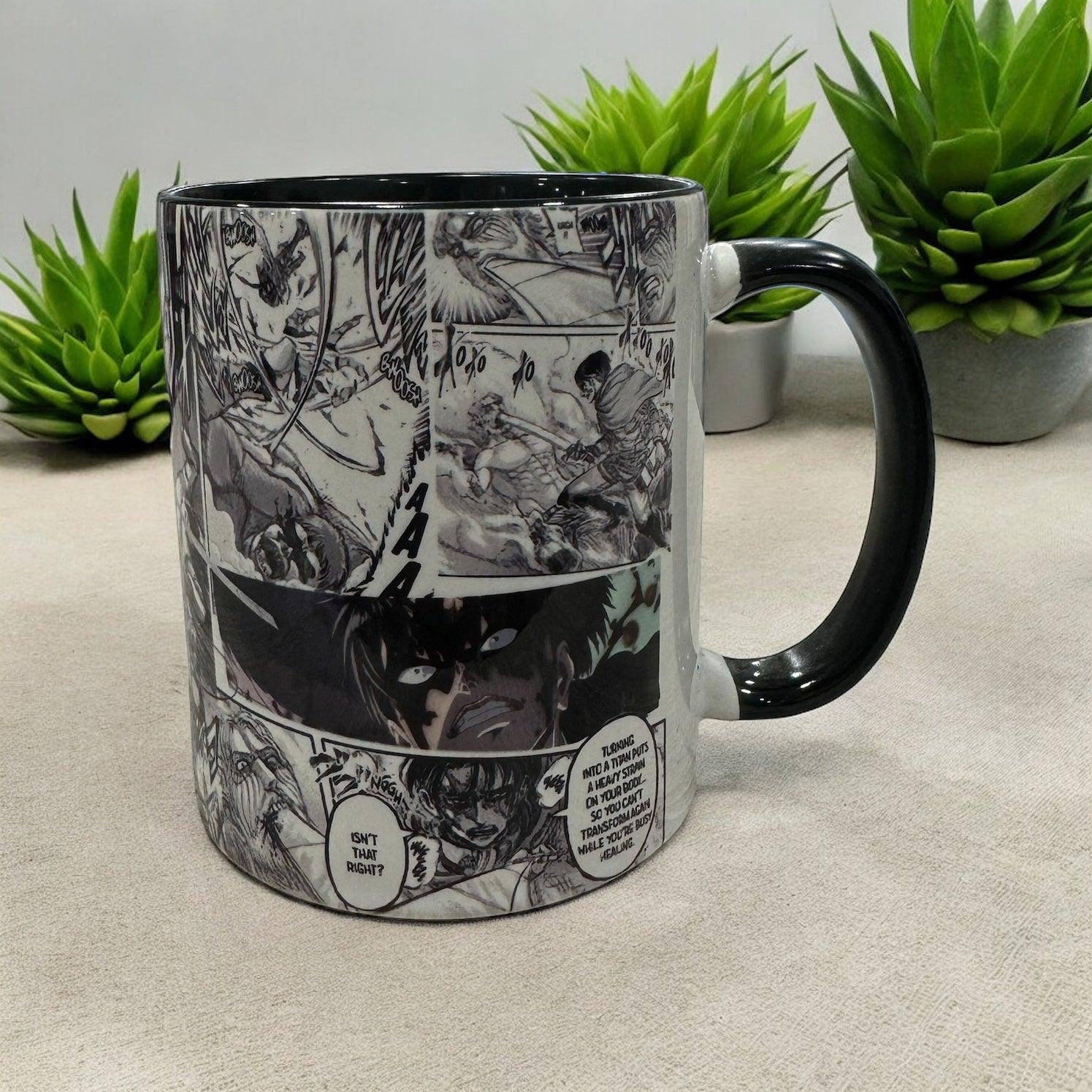 Tazza Shingeki no Kyojin - Levi Ackerman - Otaku Craft