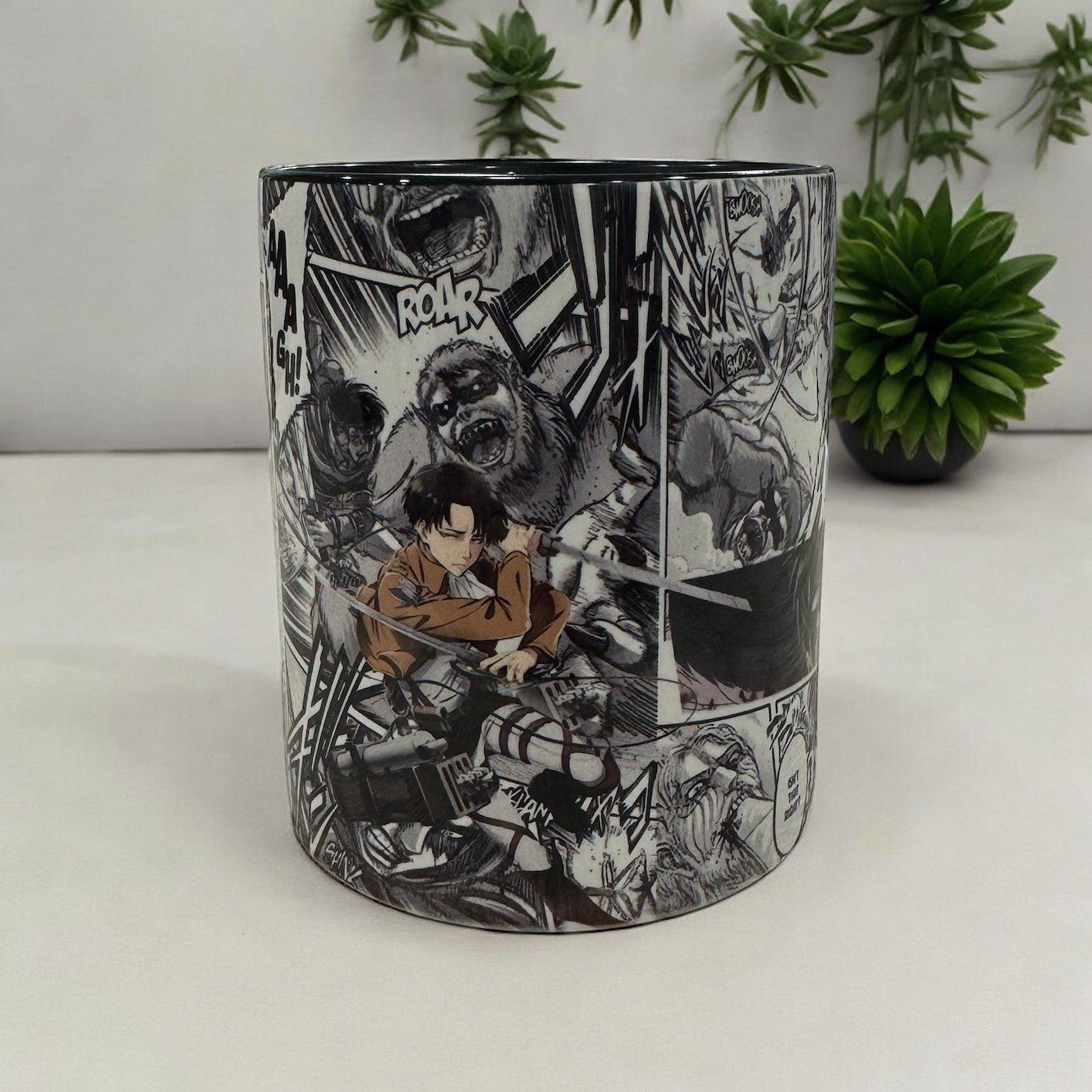 Tazza Shingeki no Kyojin - Levi Ackerman - Otaku Craft